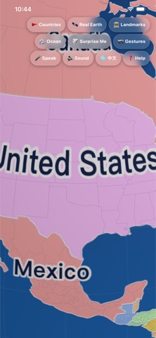 Zoom in to see provinces and states